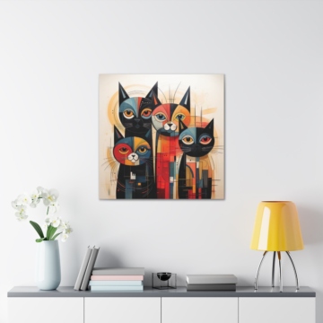 Abstract Cat Family - Image 5