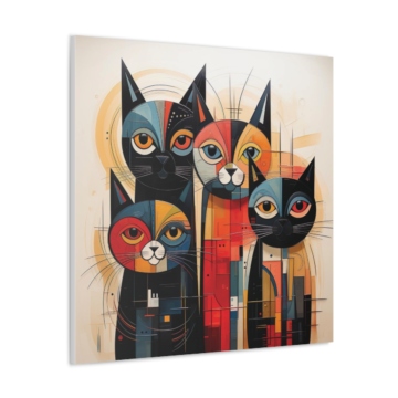 Abstract Cat Family - Image 6